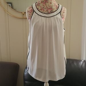 Calvin Klein blouse White and black